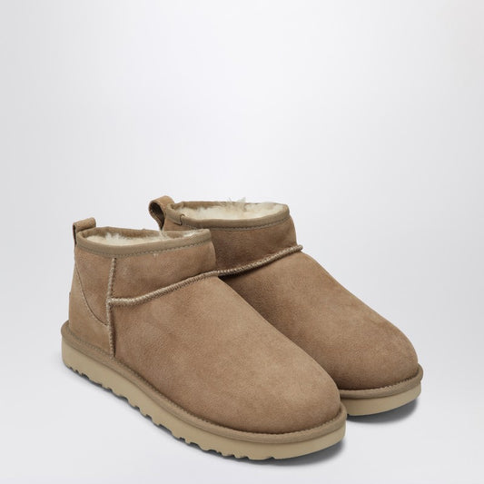 Classic Ultra Mini Sand Coloured Boot