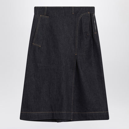 Dark Blue Denim Skirt