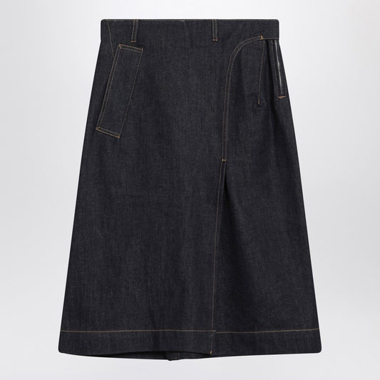 Dark Blue Denim Skirt