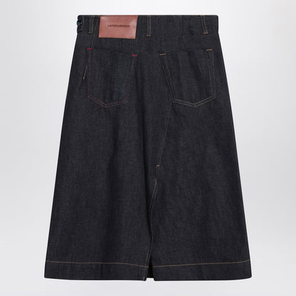 Dark Blue Denim Skirt