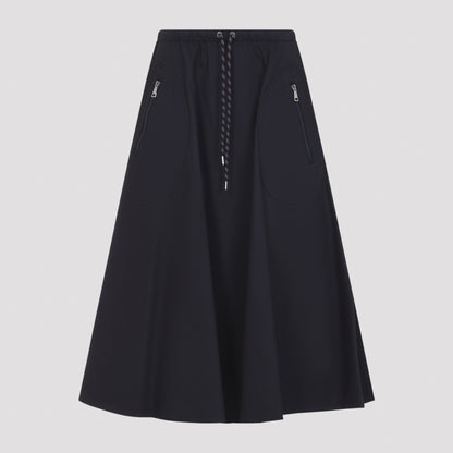 cotton midi skirt-image-1