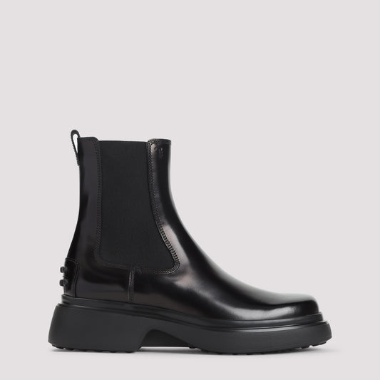 tod’s leather ankle boots-image-1