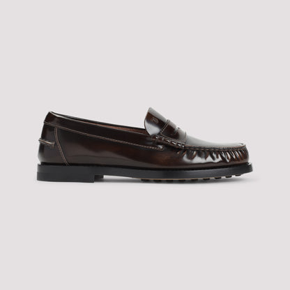 tod’s calf leather loafers-image-3