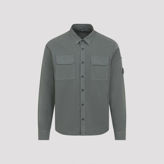 organic gabardine shirt-image-1