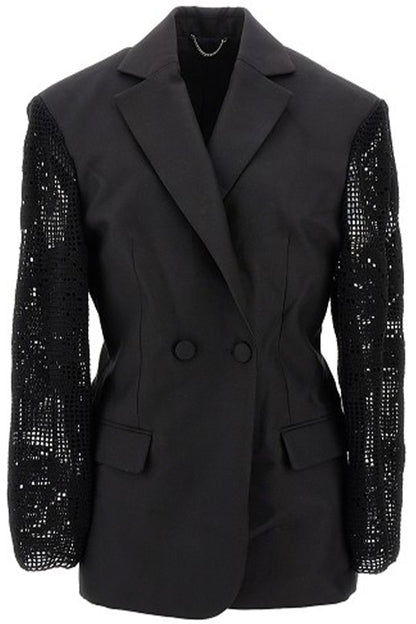 Lace Crochet Hourglass Blazer