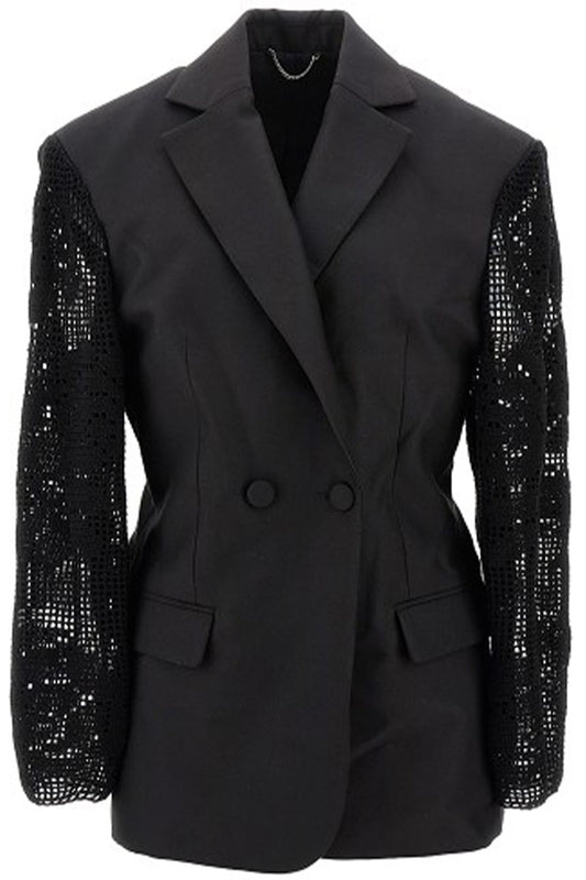 Lace Crochet Hourglass Blazer