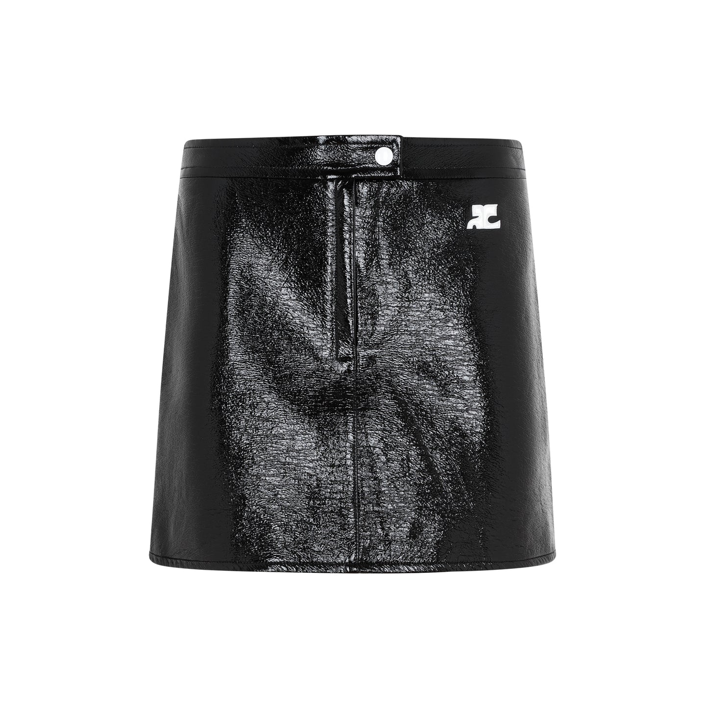 vinyl mini skirt-image-2