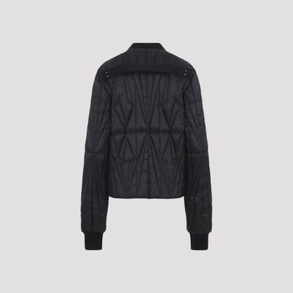 Black Geocamo Flight Jacket