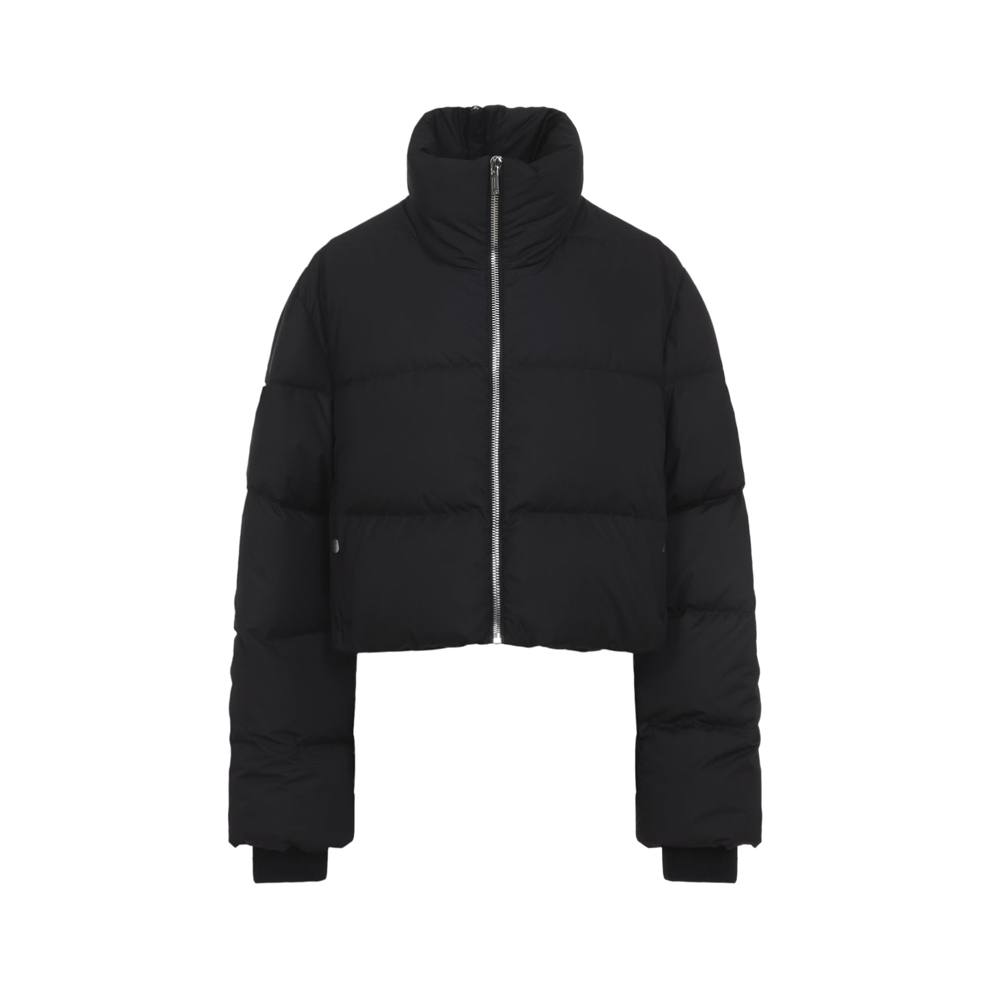Black Cropped Cyclopic Jacket