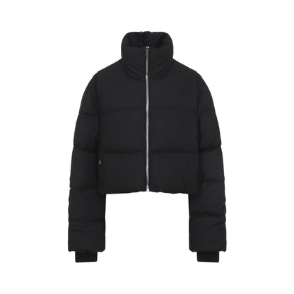 Black Cropped Cyclopic Jacket