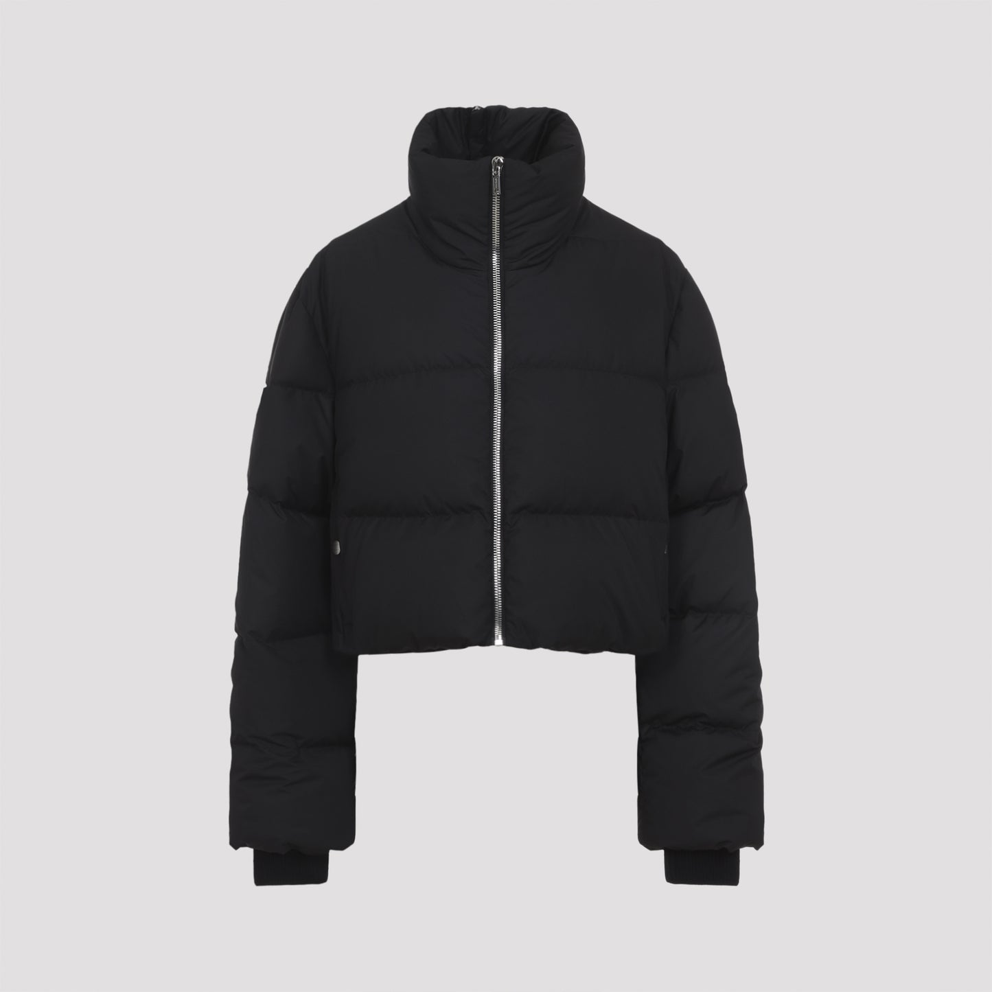 Black Cropped Cyclopic Jacket