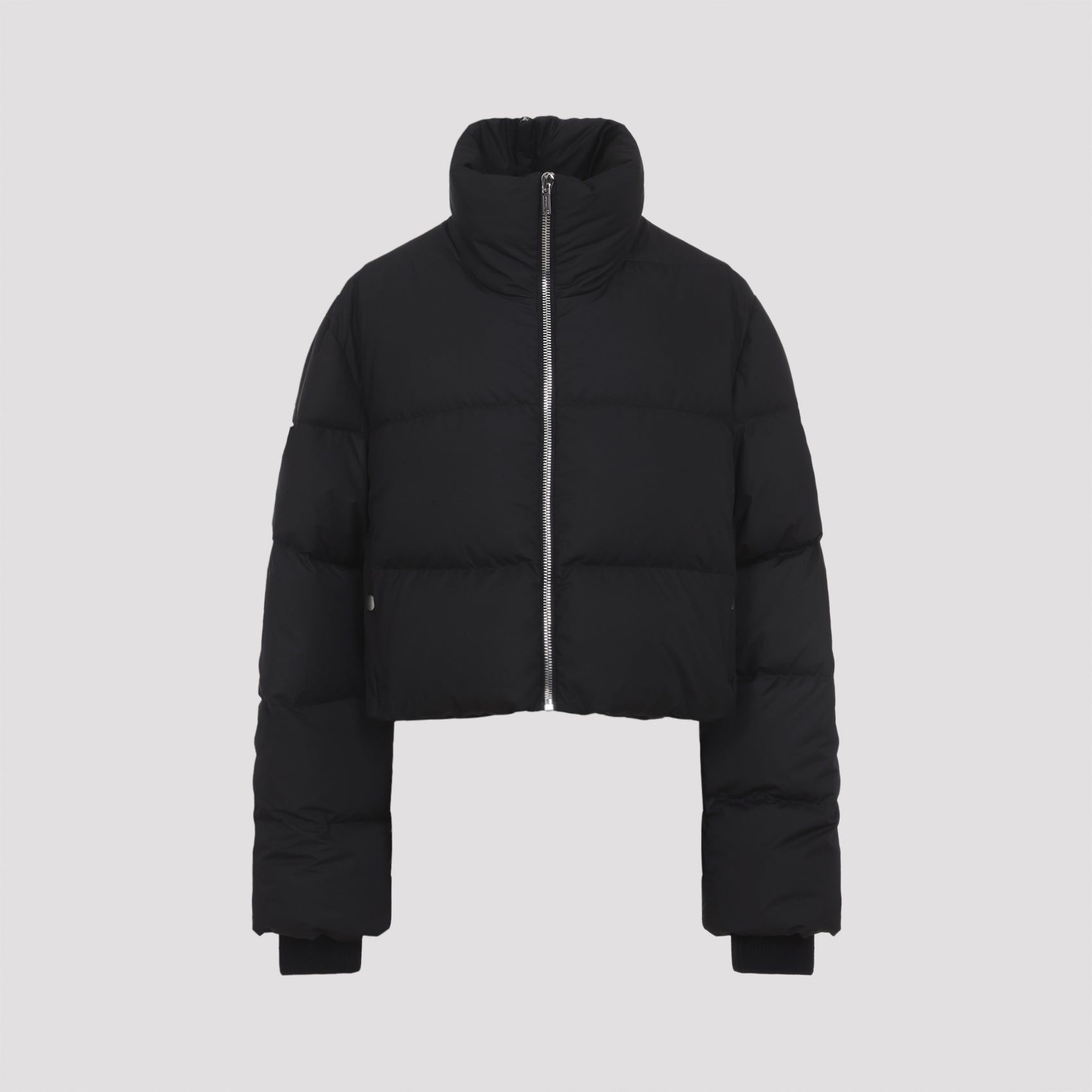 Black Cropped Cyclopic Jacket