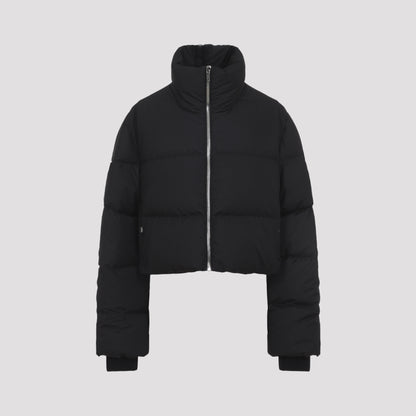 Black Cropped Cyclopic Jacket