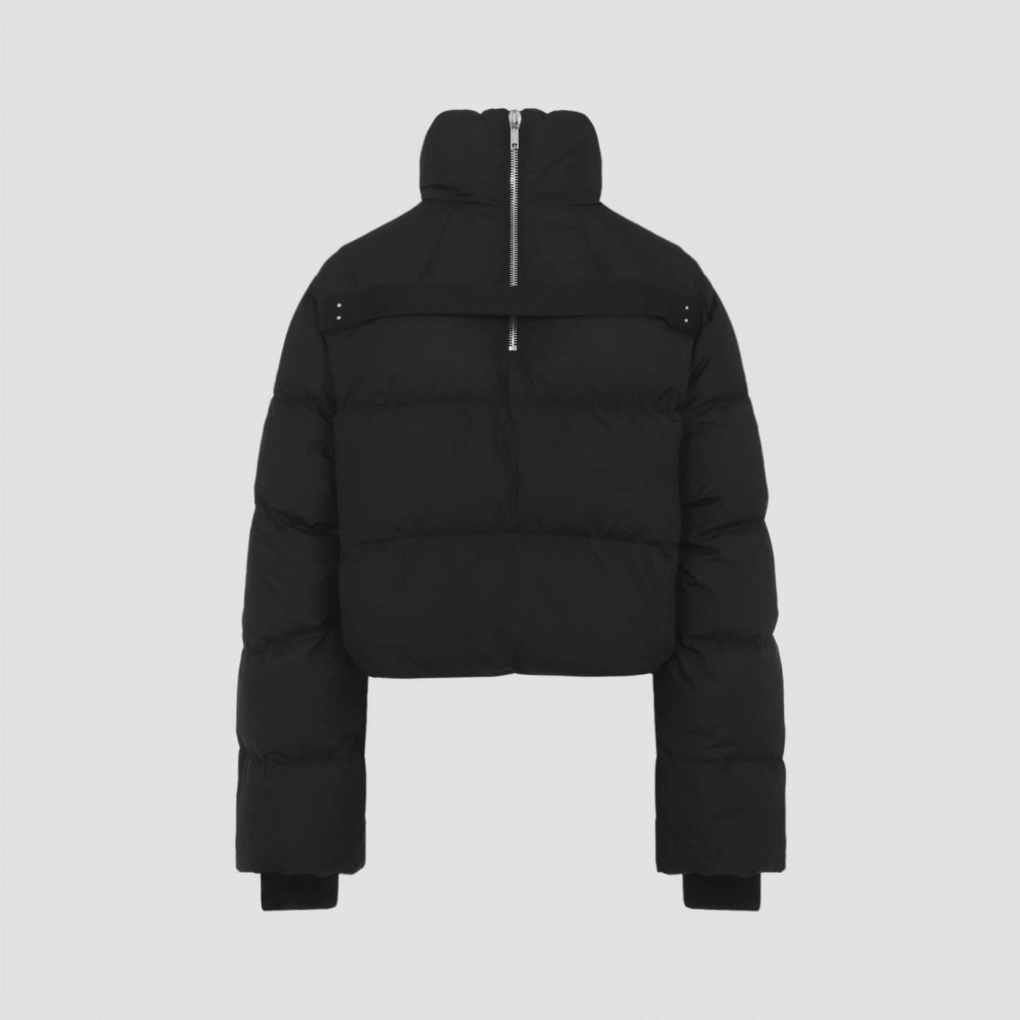 Black Cropped Cyclopic Jacket