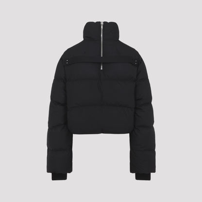 Black Cropped Cyclopic Jacket