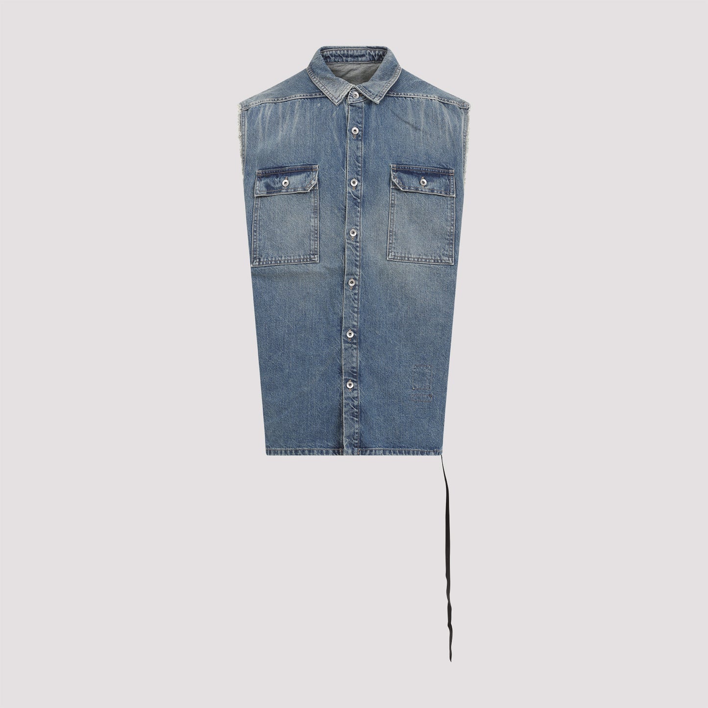 sleeveless tommy jumbo vest-image-1