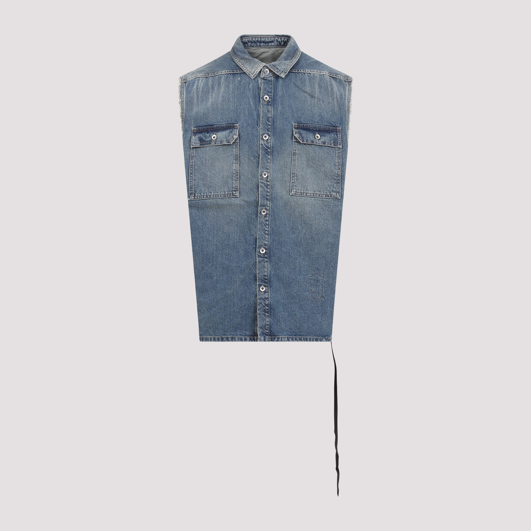 sleeveless tommy jumbo vest-image-1