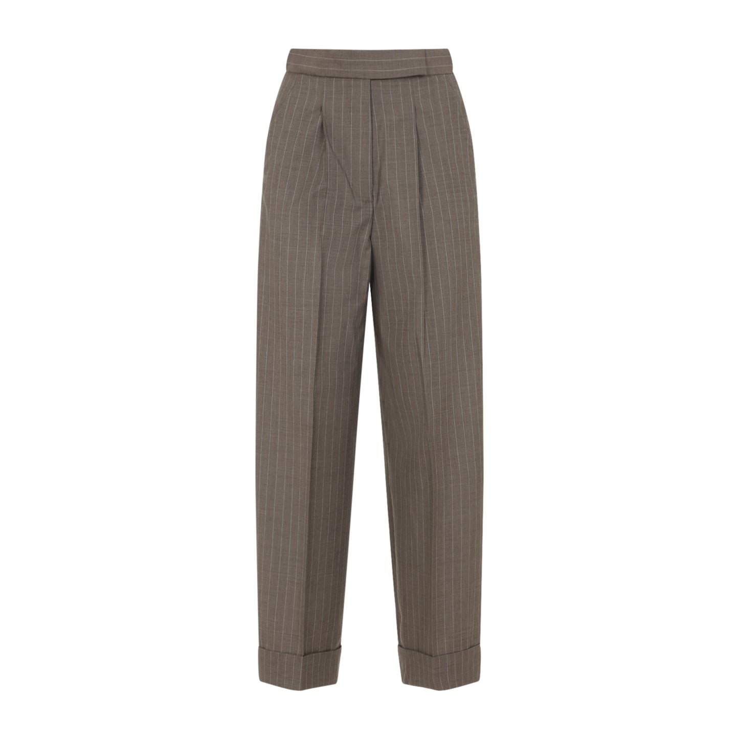 Beige Manetta Wool Pants