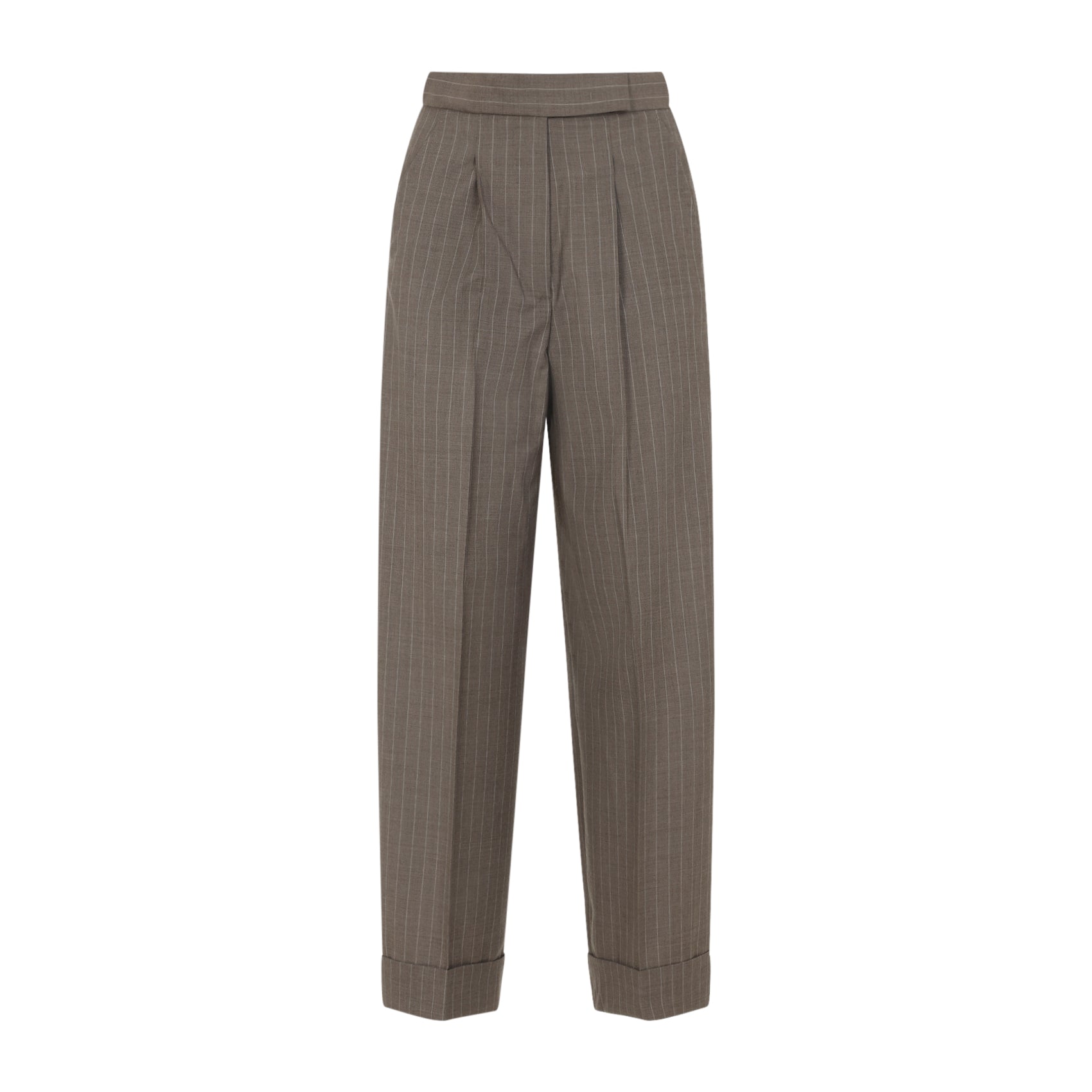 Beige Manetta Wool Pants