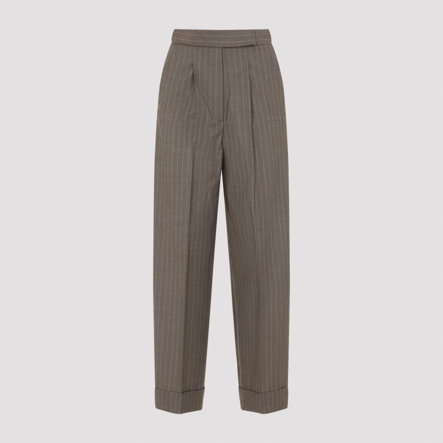 Beige Manetta Wool Pants