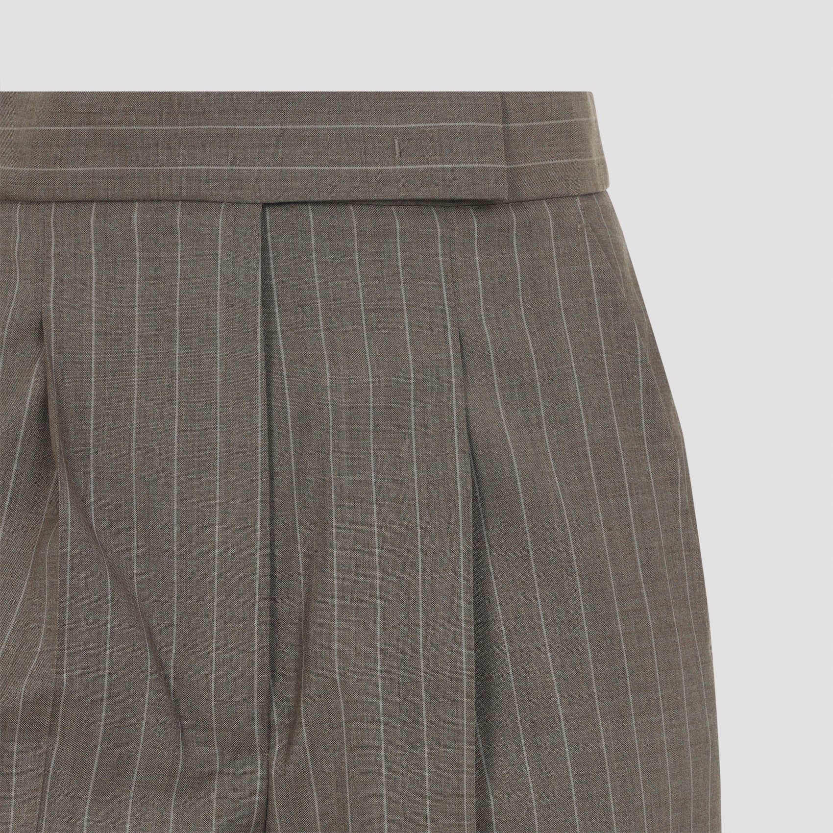 Beige Manetta Wool Pants