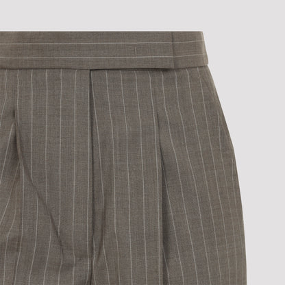 Beige Manetta Wool Pants