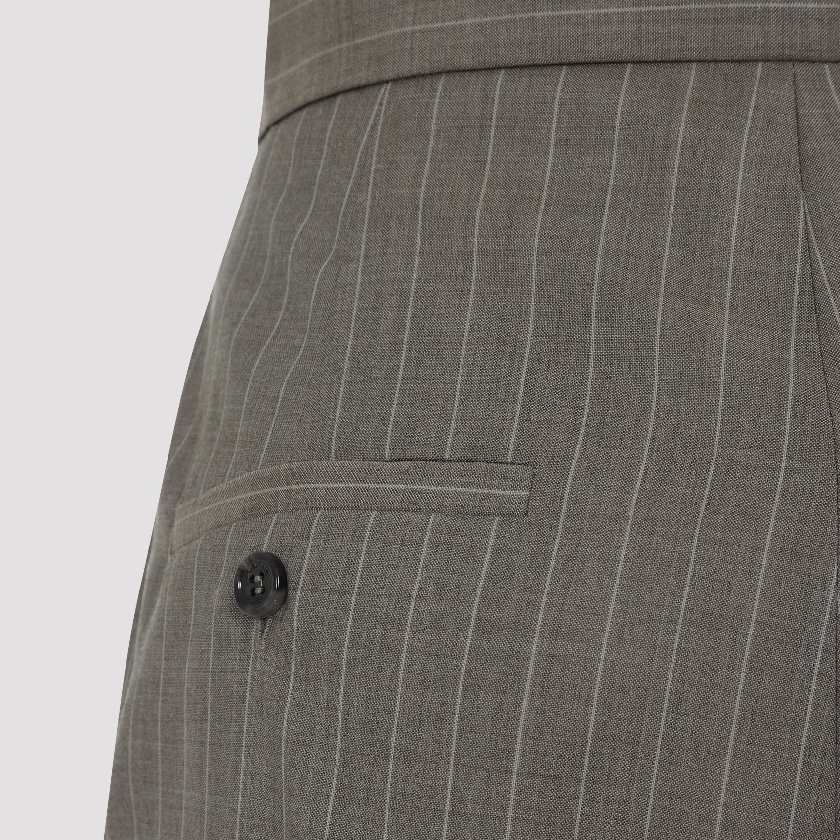 Beige Manetta Wool Pants