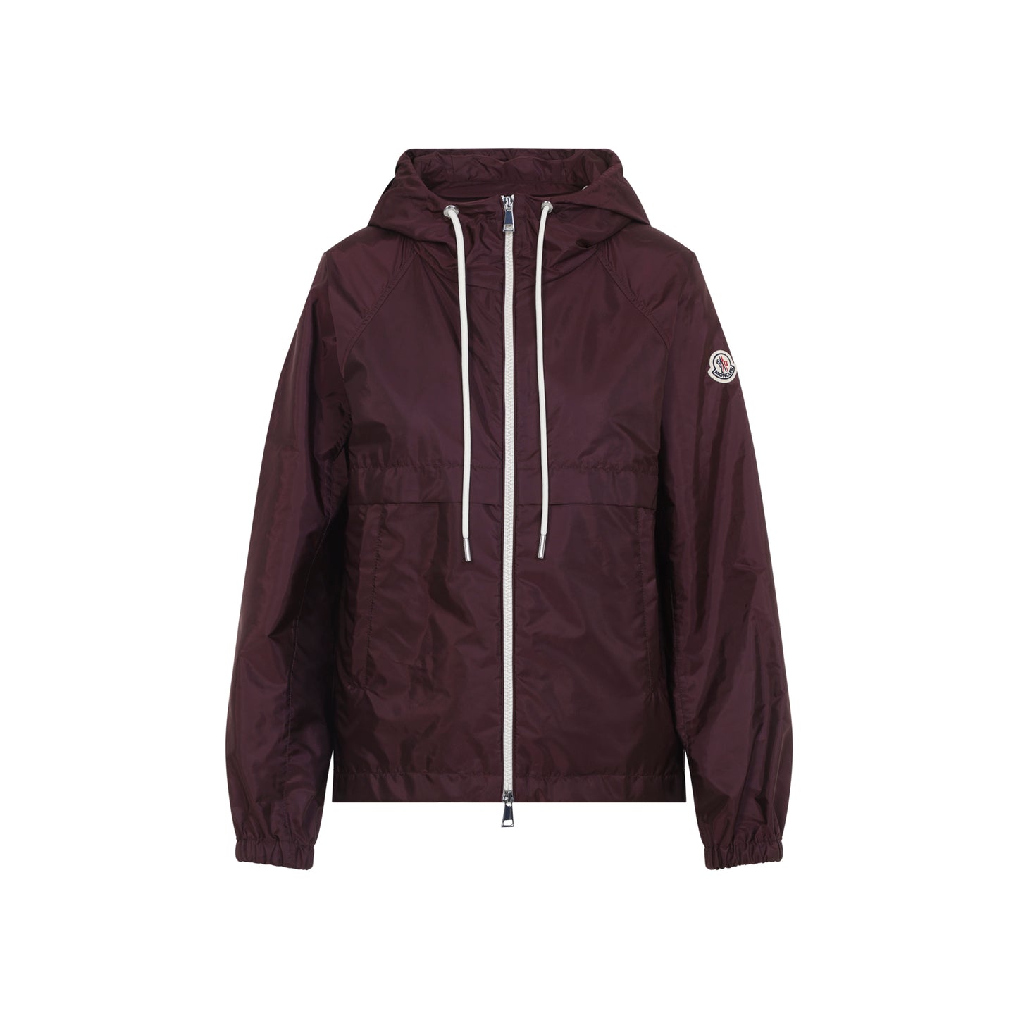 Dark Red Coquelicot Nylon Jacket