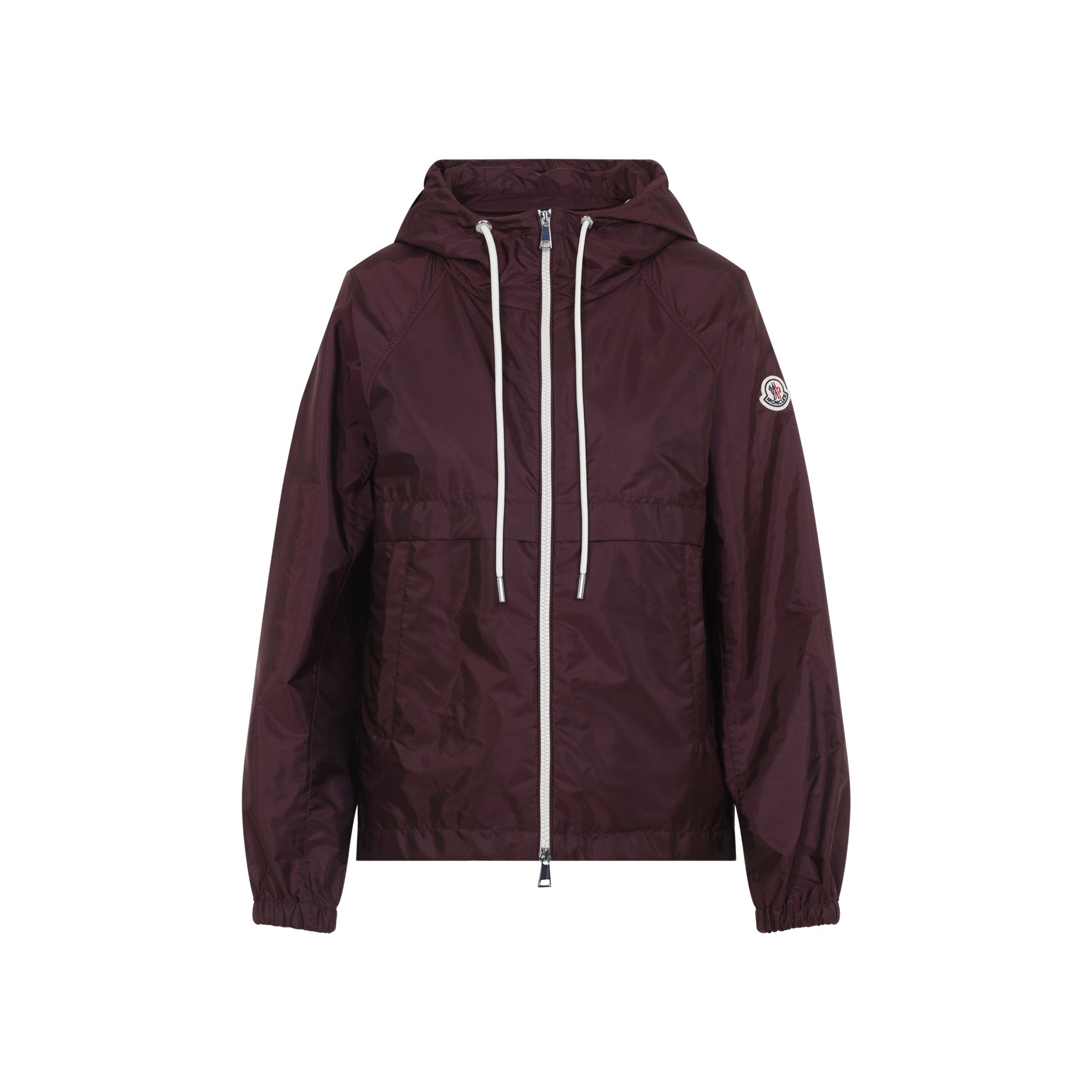 Dark Red Coquelicot Nylon Jacket