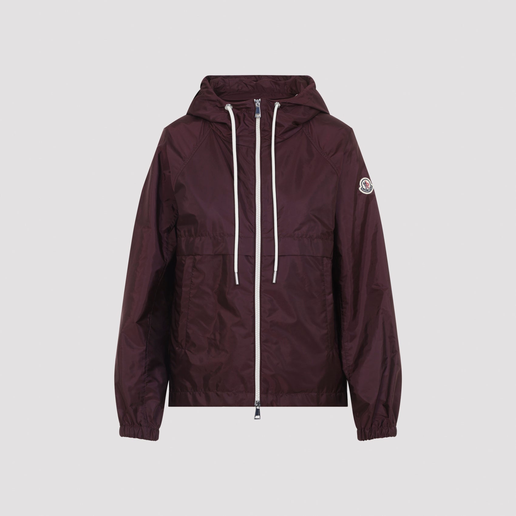 Dark Red Coquelicot Nylon Jacket