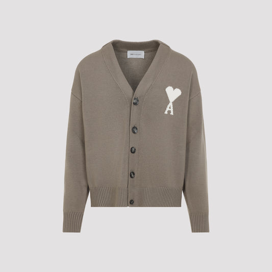 Beige Wool Cardigan