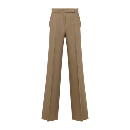 Desert Brown Linen Badesse Regular Linen Pants