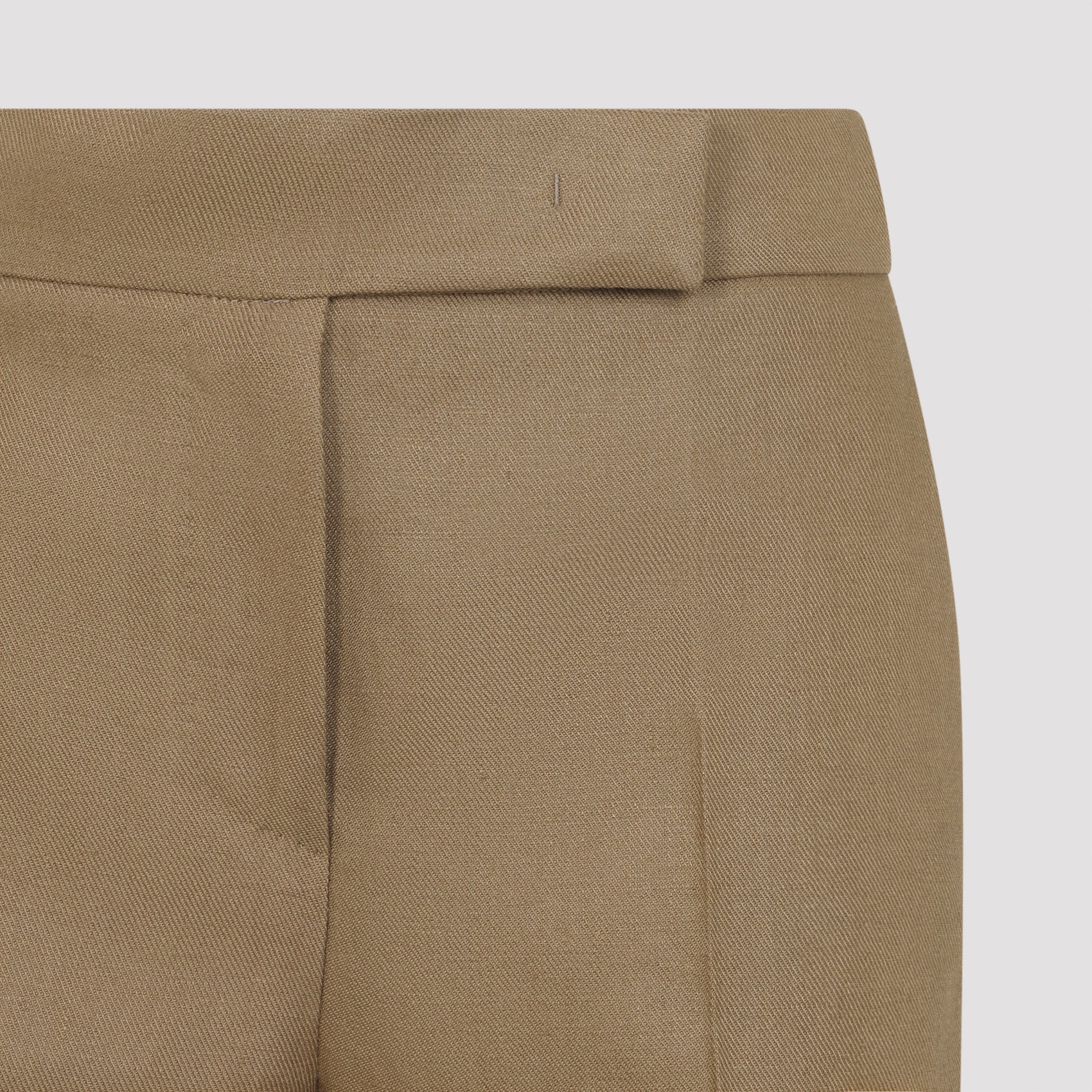 Desert Brown Linen Badesse Regular Linen Pants