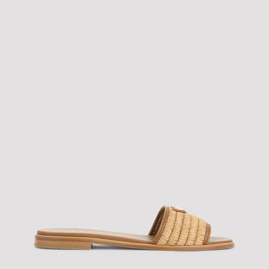 Brown Calf Leather Sandals