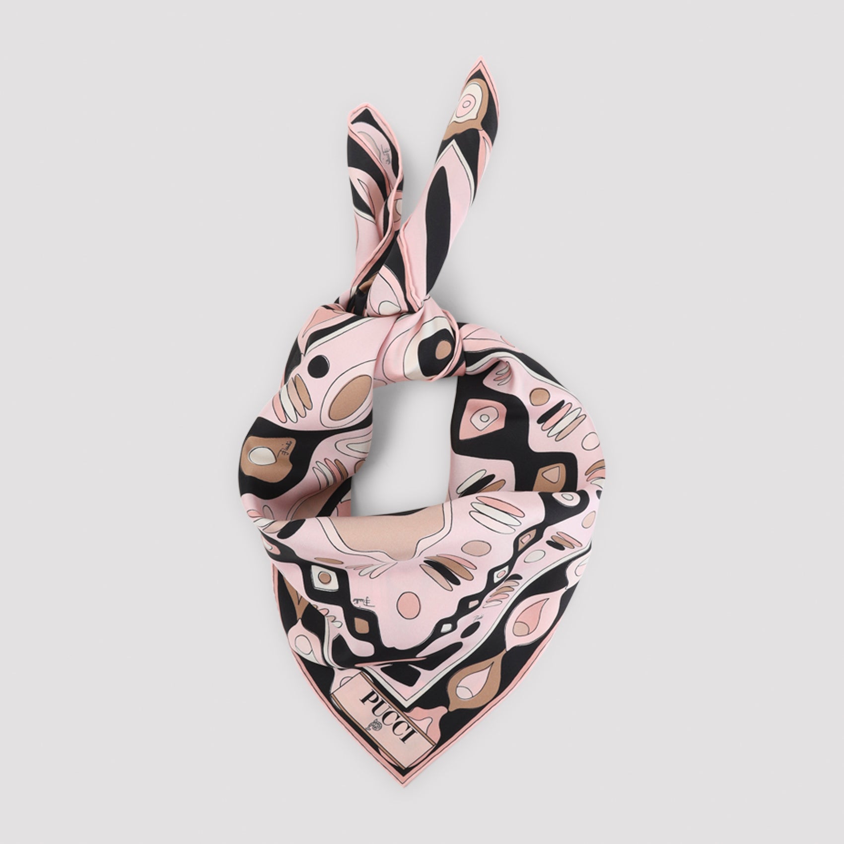 Pink 90x90 Silk Foulard