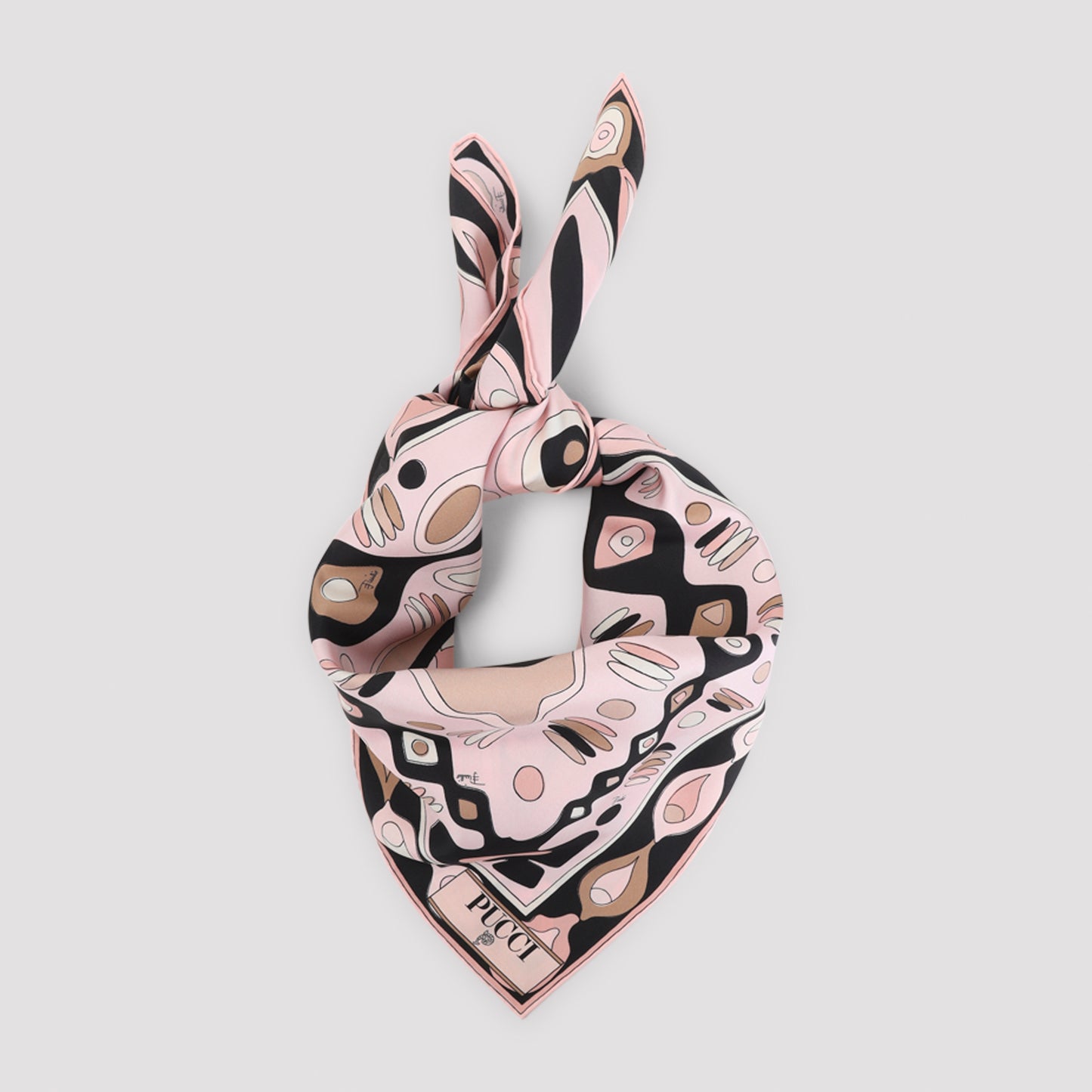 Pink 90x90 Silk Foulard