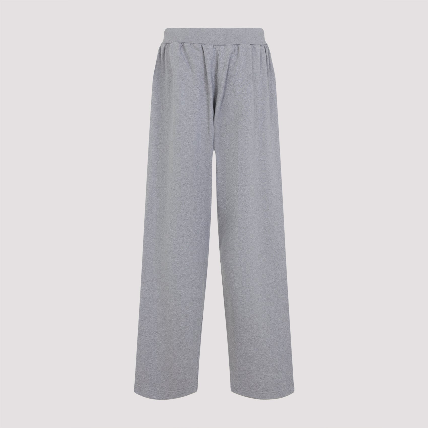 Grey Oversize Cotton Track Pants