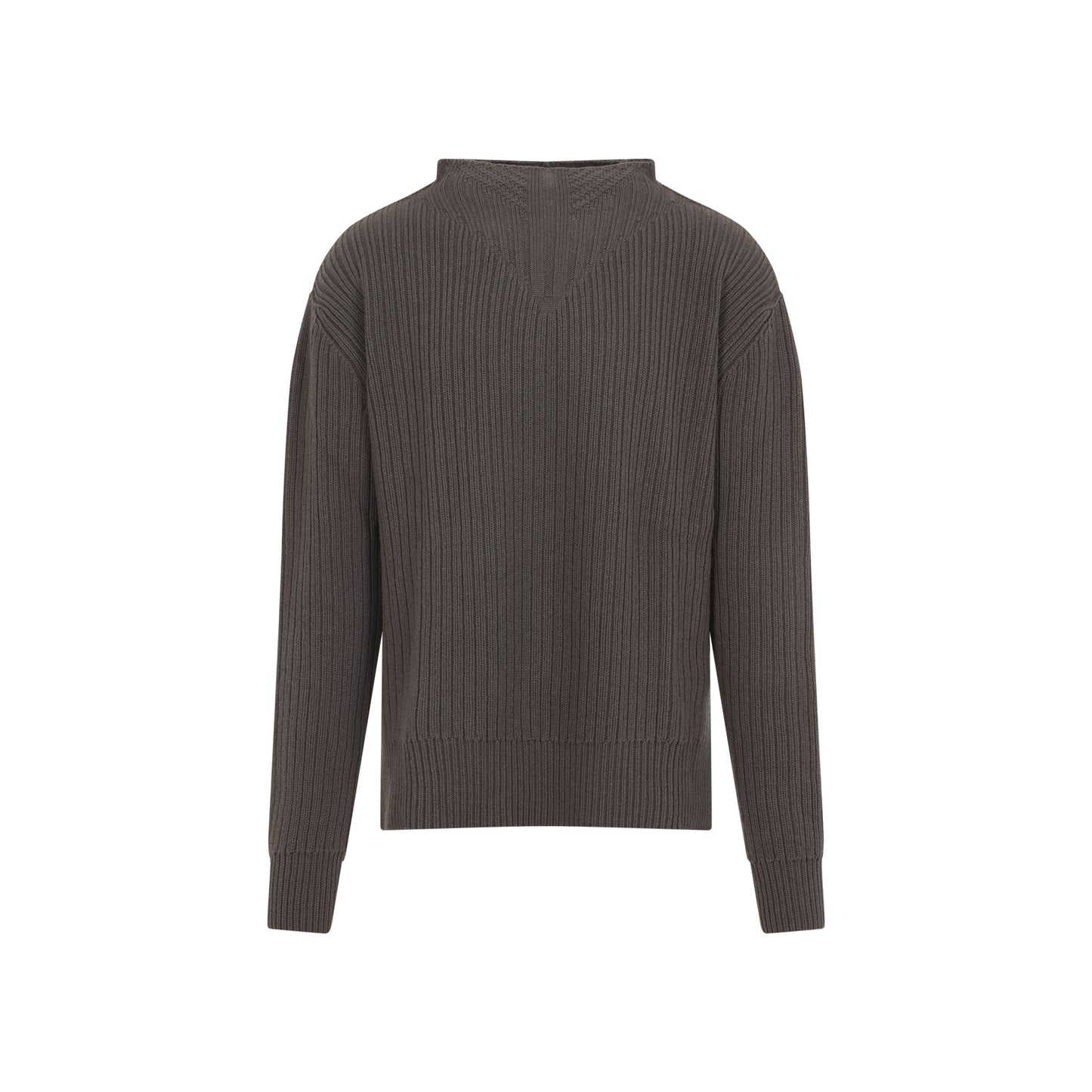fisherman round neck pullover-image-2