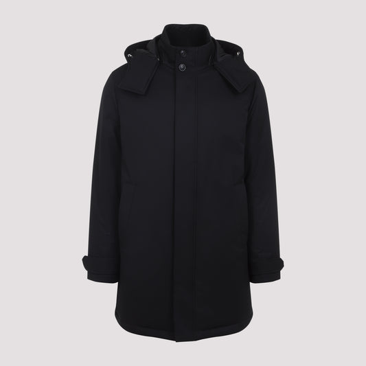 microfiber twill parka-image-1