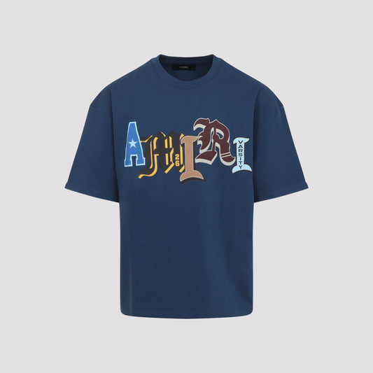 varsity patch oversized tee-image-1