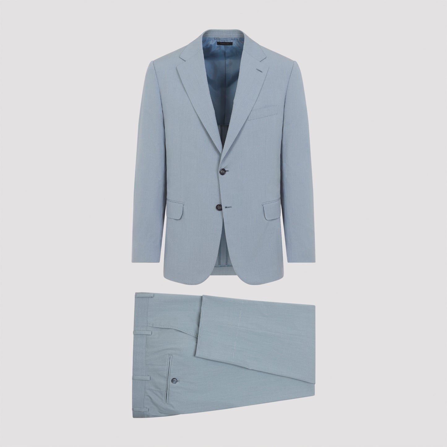 Light Blue Trevi Cotton Suit