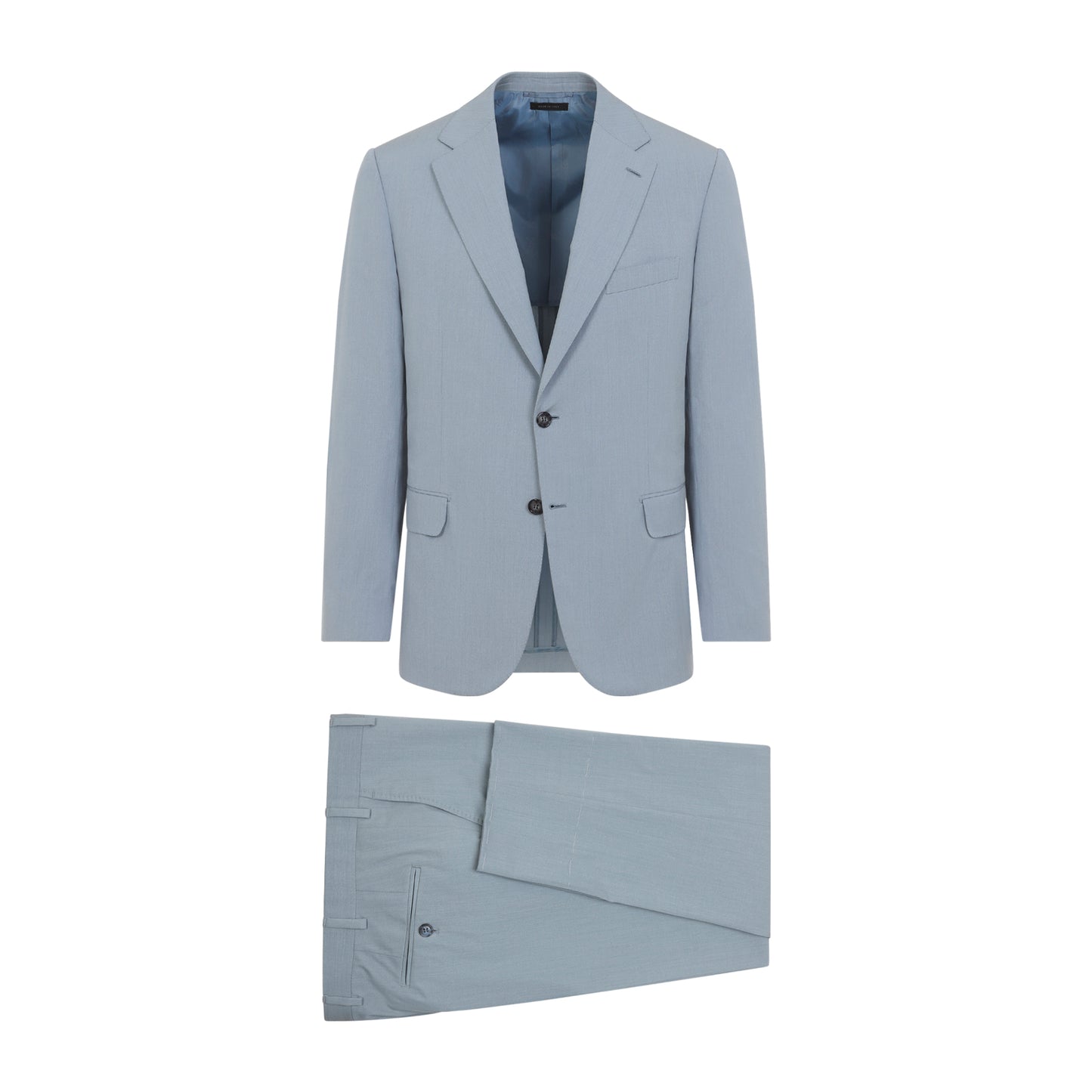 Light Blue Trevi Cotton Suit