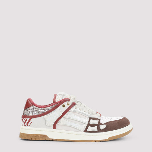 Brown XL Skel Top Low Cow Leather Sneakers