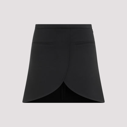 ellipse twill mini skirt-image-1