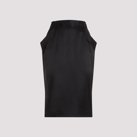 silk midi skirt-image-1