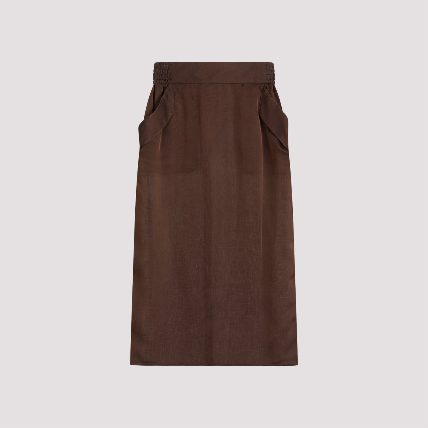 silk midi skirt-image-1