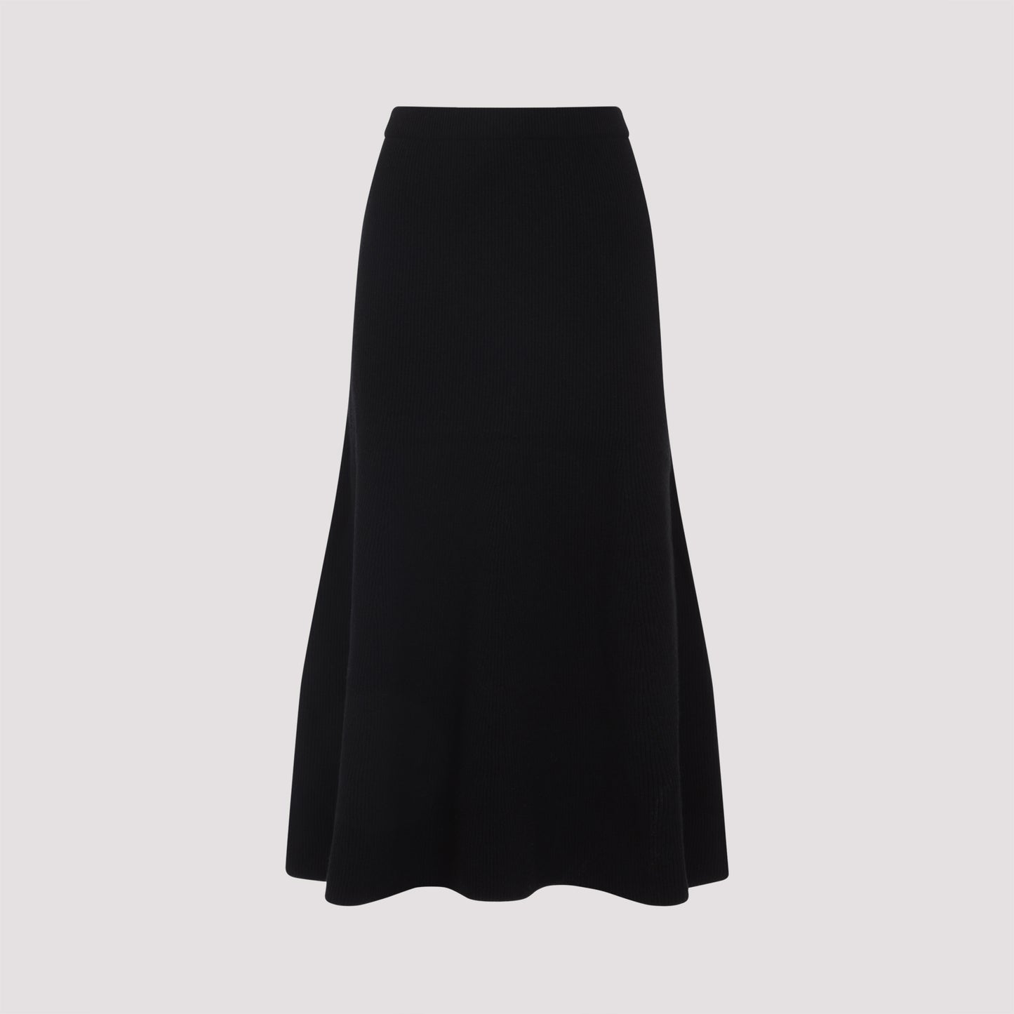 virgin wool midi skirt-image-1