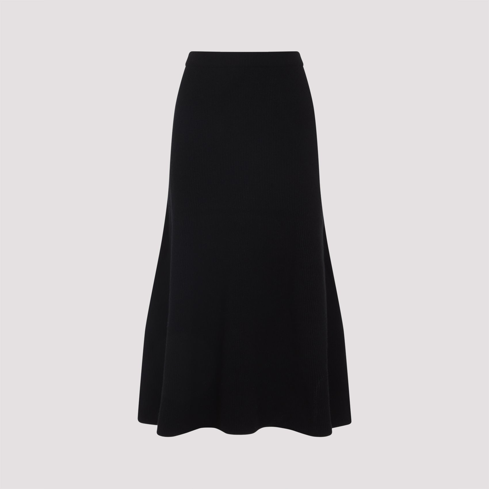 virgin wool midi skirt-image-1