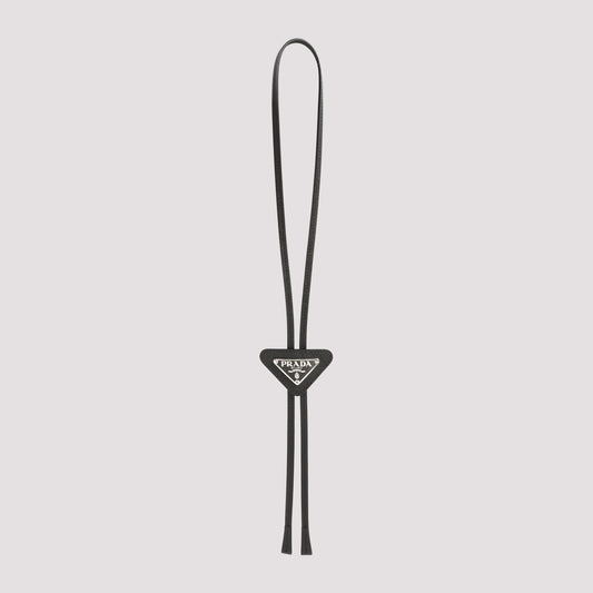 saffiano leather bolo tie-image-1