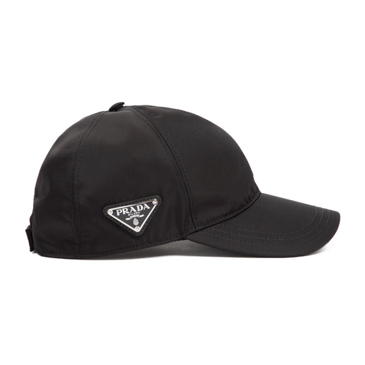 Black Re-Nylon Baseball Cap